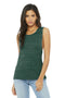 BELLA+CANVAS Women's Flowy Scoop Muscle Tank. BC8803-T-shirts-Forest Marble-S-JadeMoghul Inc.