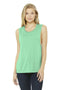BELLA+CANVAS Women's Flowy Scoop Muscle Tank. BC8803-T-shirts-Mint-2XL-JadeMoghul Inc.