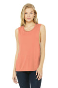 BELLA+CANVAS Women's Flowy Scoop Muscle Tank. BC8803-T-shirts-Sunset-2XL-JadeMoghul Inc.