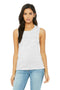 BELLA+CANVAS Women's Flowy Scoop Muscle Tank. BC8803-T-shirts-White Marble-2XL-JadeMoghul Inc.