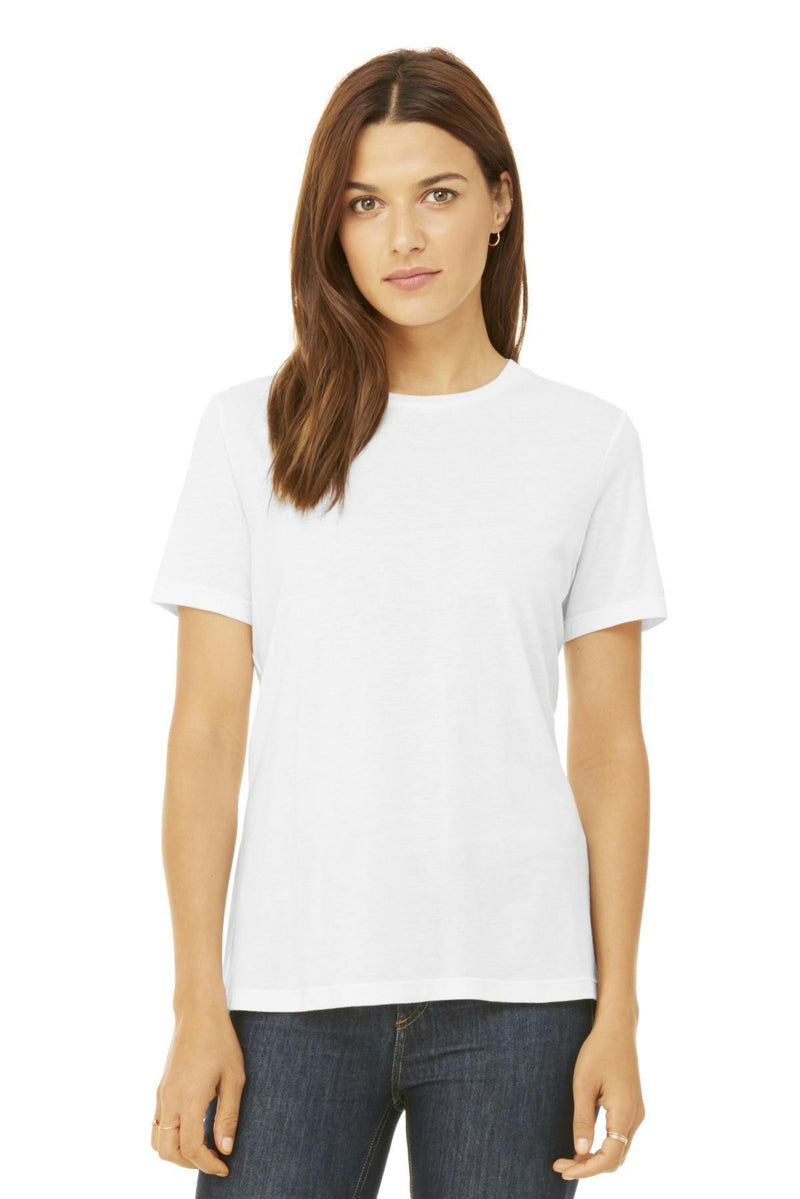 BELLA+CANVAS Women's Relaxed Jersey Short Sleeve Tee. BC6400-T-shirts-White-S-JadeMoghul Inc.