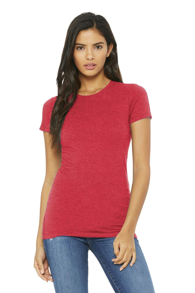 BELLA+CANVAS Women's The Favorite Tee. BC6004-T-shirts-Heather Red-S-JadeMoghul Inc.