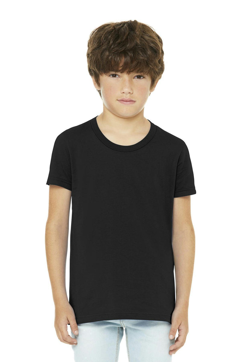 BELLA+CANVAS Youth Jersey Short Sleeve Tee. BC3001Y-T-shirts-Black-L-JadeMoghul Inc.