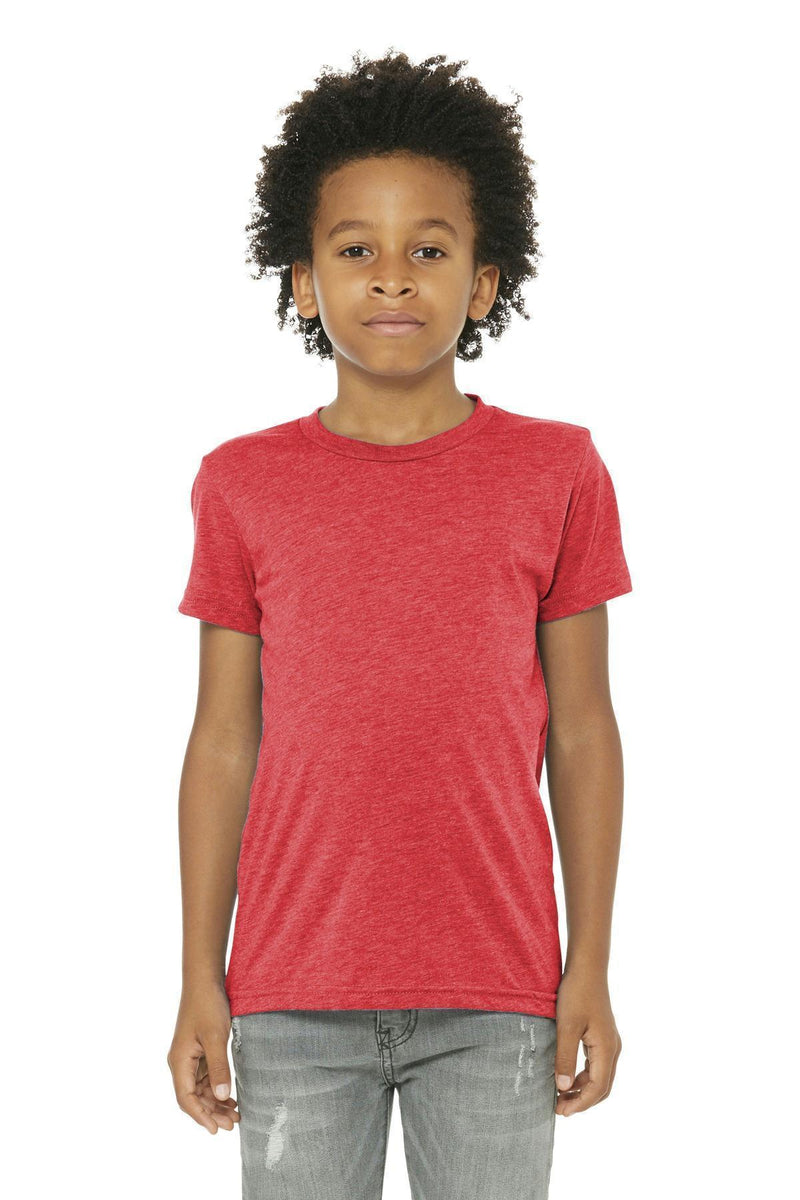 BELLA+CANVAS Youth Triblend Short Sleeve Tee. BC3413Y-T-shirts-Red Triblend-S-JadeMoghul Inc.