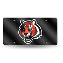 NFL Bengals "Bengal Head" Laser Black