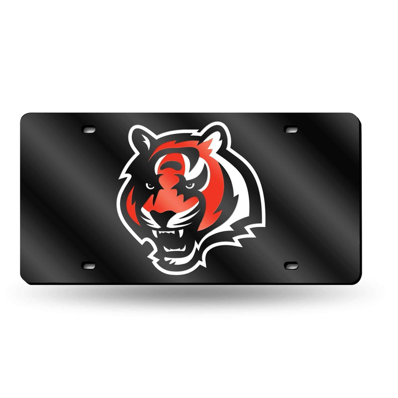 NFL Bengals "Bengal Head" Laser Black
