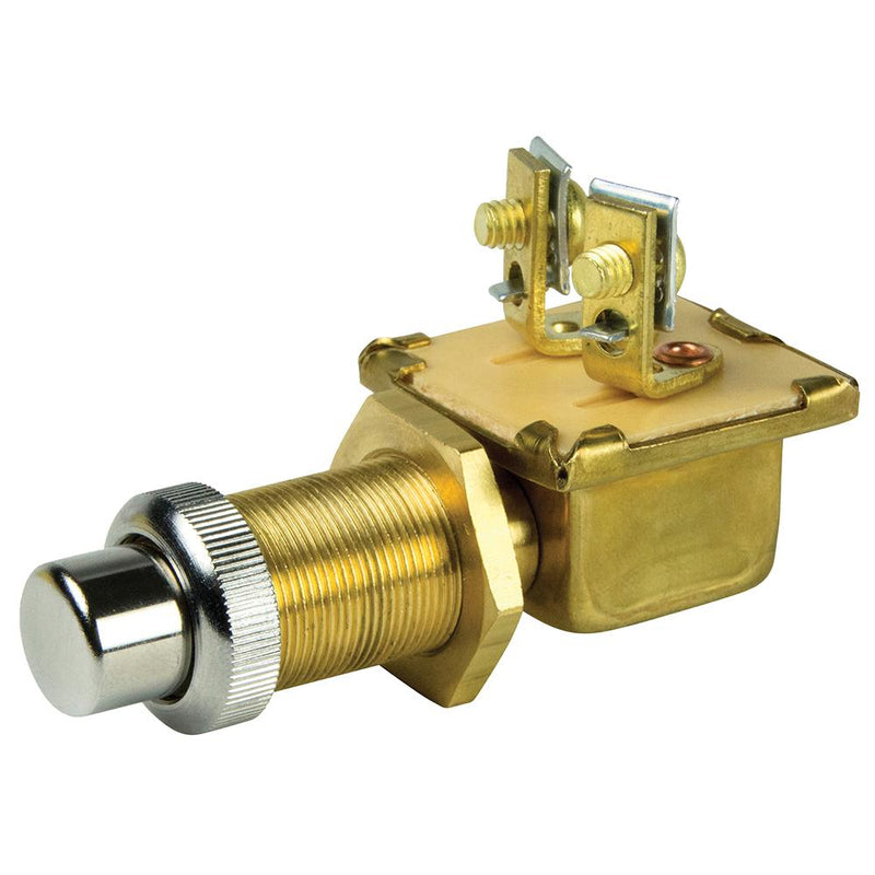 BEP 2-Position SPST Moisture Sealed Push Button Switch - OFF-(ON) [1001503]-Switches & Accessories-JadeMoghul Inc.
