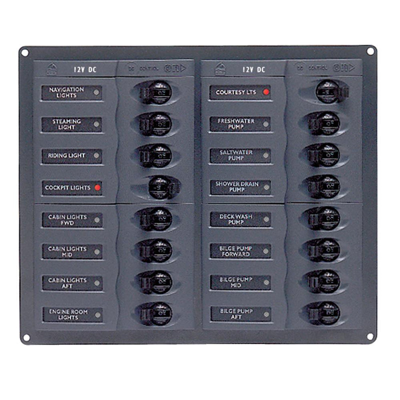 BEP DC Panel - 16-Way - No Meter [904NM]-Electrical Panels-JadeMoghul Inc.