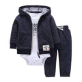 Boys / Girls 3 3 Piece Body Suit /Legging And Hoodie Set