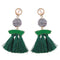 Best lady Fringed Fashion Women Statement Earrings Tassel Multicolored Drop Dangle Earrings For Women Wedding Charm Hotsale 5389-Green-JadeMoghul Inc.