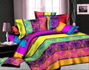 BEST.WENSD luxury jacquard bedclothes 3d Rose Wedding flat bed linen 100% microfibre bedding set duvet cover housse de couette-as picture 11-king size 4pcs-JadeMoghul Inc.