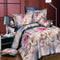BEST.WENSD luxury jacquard bedclothes 3d Rose Wedding flat bed linen 100% microfibre bedding set duvet cover housse de couette-as picture 27-king size 4pcs-JadeMoghul Inc.