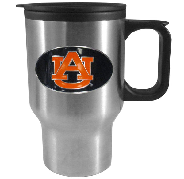 Auburn Tigers Football Football Sculpted Travel Mug, 14 oz