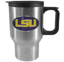 LSU Tigers Football Football Sculpted Travel Mug, 14 oz