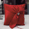 Beverly Clark Monroe Collection Ring Pillow Ruby OR Black (Pack of 1)-Wedding Ceremony Accessories-JadeMoghul Inc.