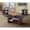 Bewildering rich black 3 piece occasional table set-Coffee Table Sets-BLACK-HOLLOW BOARD-JadeMoghul Inc.