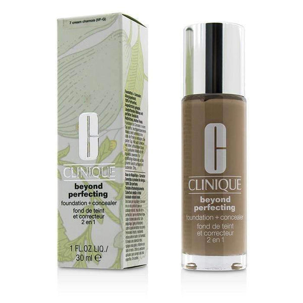 Beyond Perfecting Foundation & Concealer - # 07 Cream Chamois (VF-G) - 30ml-1oz-Make Up-JadeMoghul Inc.