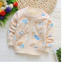 BibiCola 2016 spring autumn baby girls/boys candy color cardigan sweater children add velvet underwear jersey kids Knitting coat-picture color 4-9M-JadeMoghul Inc.