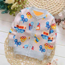 BibiCola 2016 spring autumn baby girls/boys candy color cardigan sweater children add velvet underwear jersey kids Knitting coat-picture color-9M-JadeMoghul Inc.