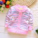 BibiCola 2016 spring autumn baby girls/boys candy color cardigan sweater children add velvet underwear jersey kids Knitting coat-picture color-9M-JadeMoghul Inc.