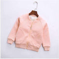 BibiCola autumn kids boys girls warm jacket leisure jacket plus velvet winter spring baby wear cotton shirt late autumn outwear-picture color 1-9M-JadeMoghul Inc.