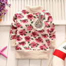BibiCola baby girls thicker casual autumn velvet cardigan sweaters Children's cartoon kids warm pullover for winter underwear-picture color-9M-JadeMoghul Inc.