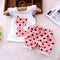 BibiCola Baby Summer Casual Clothes Set Children Short Sleeve Cartoon cat dot T-shirt + Shorts Sport Suit Clothing Sets for Girl-pink-9M-JadeMoghul Inc.