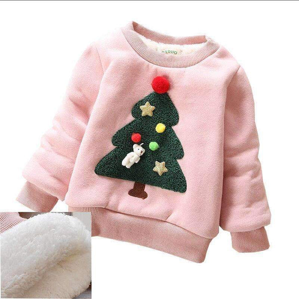 BibiCola Baby Sweater Girl Boy Autumn Winter Wear Warm Cartoon Sweaters Children Thick Casual Velvet Costume Kids Clothes Suit-picture color-9M-JadeMoghul Inc.