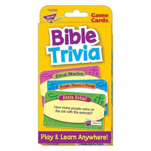 BIBLE TRIVIA CHALLENGE CARDS-Learning Materials-JadeMoghul Inc.
