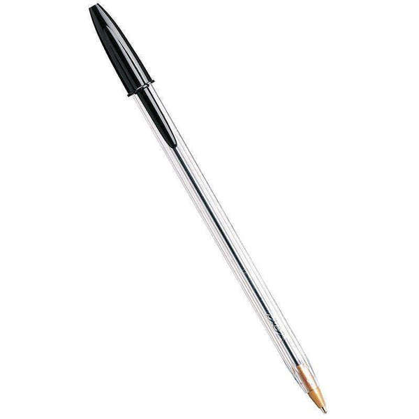 BIC CRISTAL BALLPOINT PEN BLACK-Supplies-JadeMoghul Inc.