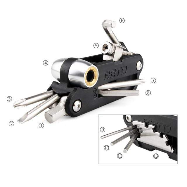 Bicycle Repair Tools Kit Hex Spoke Cycling Screwdrivers Tool Tyre Lever Allen Wrench MTB Mountain Bike Multitool Cycling tools JadeMoghul Inc. 