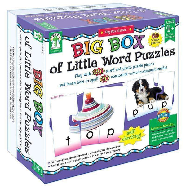 BIG BOX OF LITTLE WORD PUZZLES-Learning Materials-JadeMoghul Inc.