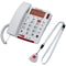 Big-Button Corded Telephone with Emergency Key & Remote Pendant-Special Needs Phones-JadeMoghul Inc.