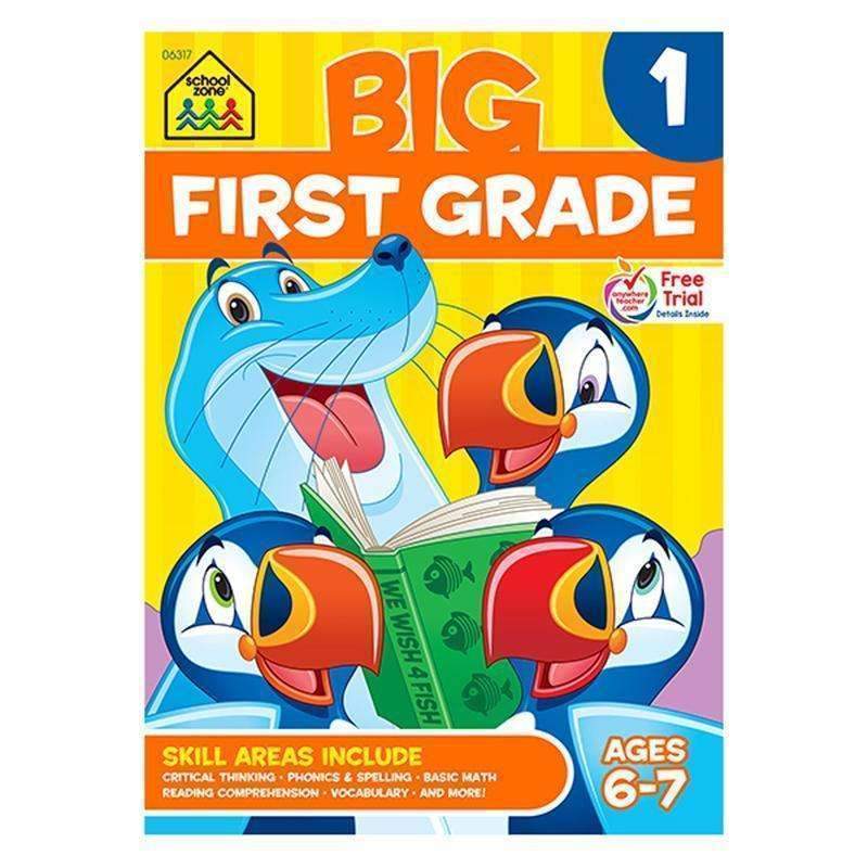 BIG FIRST GRADE WORKBOOK-Learning Materials-JadeMoghul Inc.