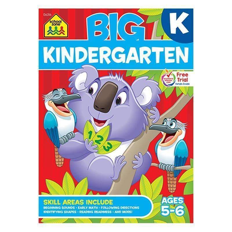 BIG KINDERGARTEN WORKBOOK-Learning Materials-JadeMoghul Inc.