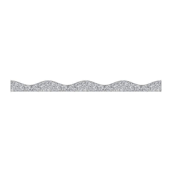 BIG MAGNETIC BORDER SILVER SPARKLE-Supplies-JadeMoghul Inc.