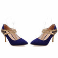 Big size 33-47 Style ladies sexy shoes woman women zapatos de mujer high heels wedding shoes sapato chaussure femme pumps 6685-Blue-4-JadeMoghul Inc.