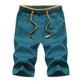 Big Size Men Cotton Shorts / Solid Elastic Waist Male Bermuda Shorts-Green-XL-JadeMoghul Inc.