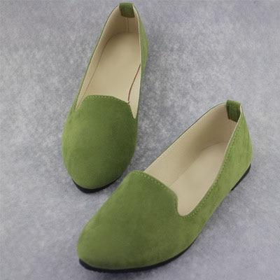 Big Size Women Flats Candy Color Shoes Woman Loafers Summer Fashion Sweet Flat Casual Shoes Women Zapatos Mujer Plus Size 35-43-Army Green-11-JadeMoghul Inc.
