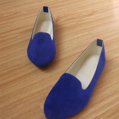 Big Size Women Flats Candy Color Shoes Woman Loafers Summer Fashion Sweet Flat Casual Shoes Women Zapatos Mujer Plus Size 35-43-Royal Blue-11-JadeMoghul Inc.