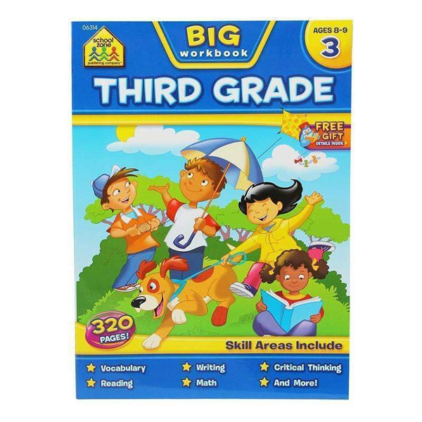 BIG WORKBOOK THIRD GRADE-Learning Materials-JadeMoghul Inc.