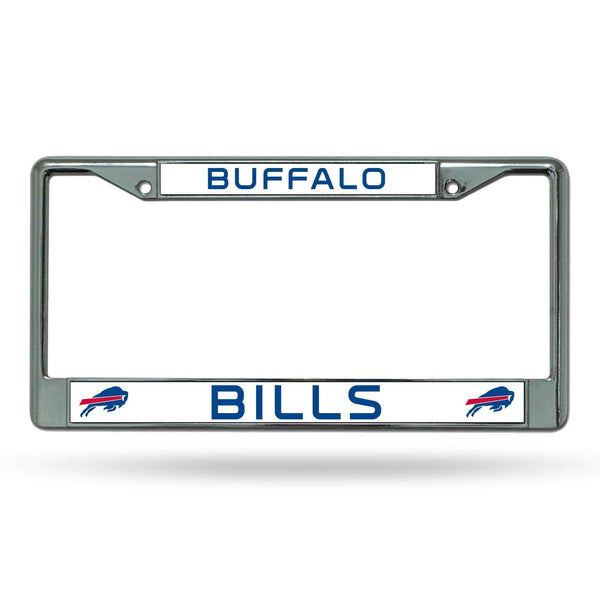 License Plate Frames Bills Chrome Frame