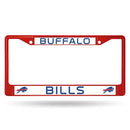 Cute License Plate Frames Bills Colored Chrome Frame Secondary Red