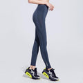 BINAND Women High Elastic Leggings Push Up Ankle-length Pants Absorb Sweat Workout Gym Fitness Outdoor Running Sports Trousers-L-Gray-JadeMoghul Inc.