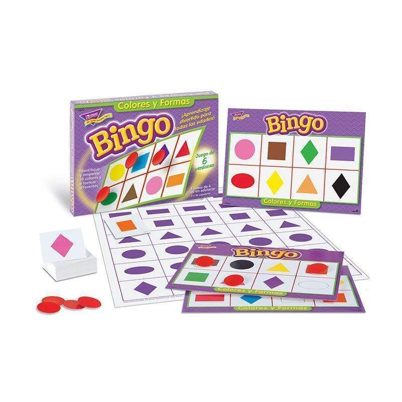 BINGO DE COLORES Y FIGURAS-Learning Materials-JadeMoghul Inc.