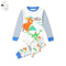 BINIDUCKLING Autumn Baby Boys Sleepwear Pajama Sets 100 % Cotton Dinosaur Printed t-shirt+pants 2pcs Bebes Children's Clothing-White-2T-JadeMoghul Inc.