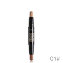 BIOAQUA Brand Double Head 3D Bronzer Highlighter Stick Face Makeup Concealer Pen Foundation Stick Cream Texture Contour Pencil-01-JadeMoghul Inc.