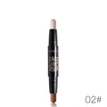 BIOAQUA Brand Double Head 3D Bronzer Highlighter Stick Face Makeup Concealer Pen Foundation Stick Cream Texture Contour Pencil-02-JadeMoghul Inc.
