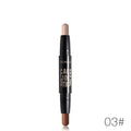 BIOAQUA Brand Double Head 3D Bronzer Highlighter Stick Face Makeup Concealer Pen Foundation Stick Cream Texture Contour Pencil-03-JadeMoghul Inc.