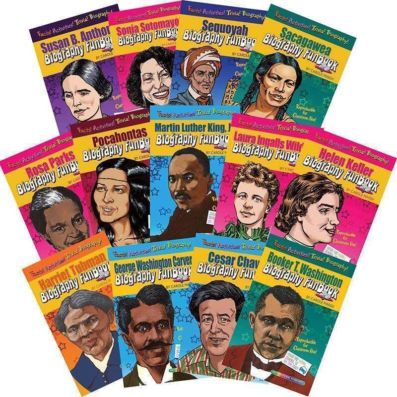 BIOGRAPHY FUNBOOKS WOMEN &-Learning Materials-JadeMoghul Inc.